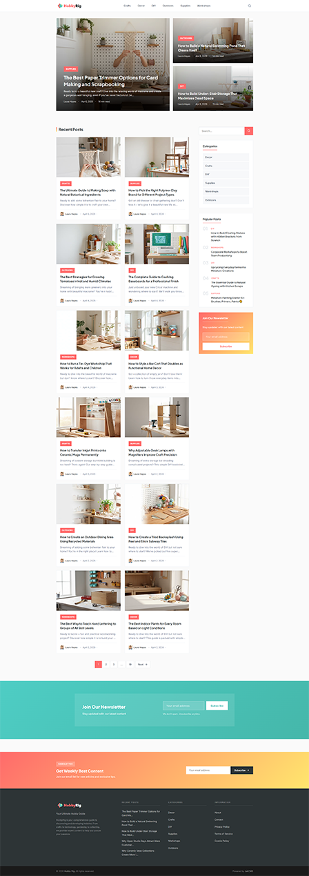 Lifestyle theme preview