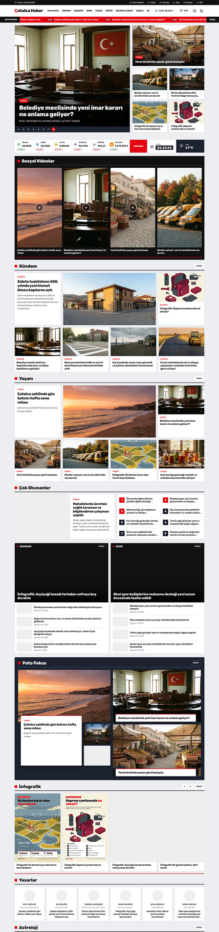 Newspaper theme preview